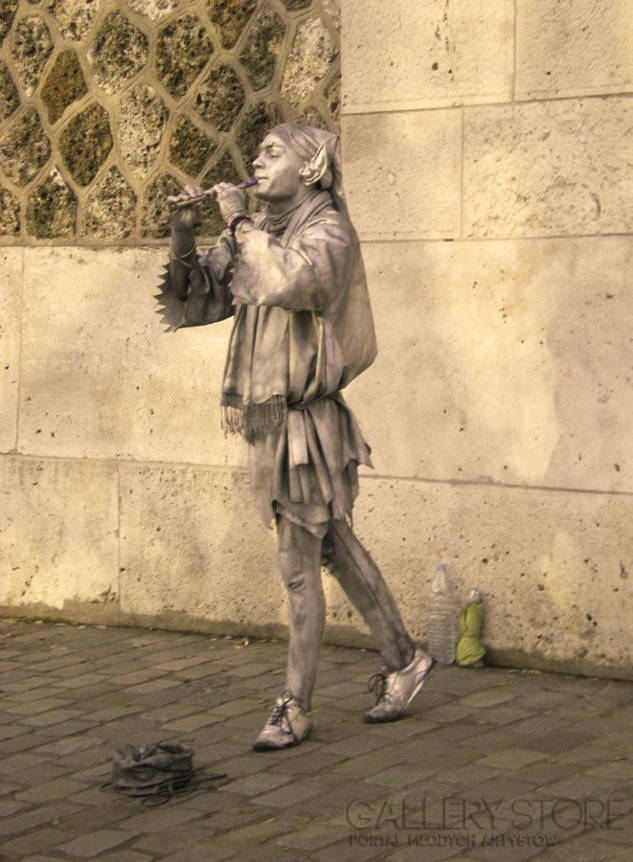 Fotografia "Czarodziej z Montmartre" Magdaleny Leszner-Skrzecz