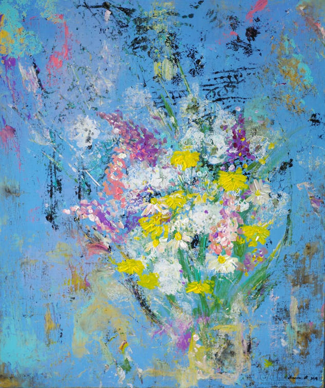 Akryl Agnieszki Mrowcy "Polne kwiaty"