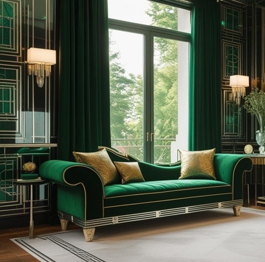 Jak urządzić salon w stylu Art Deco?